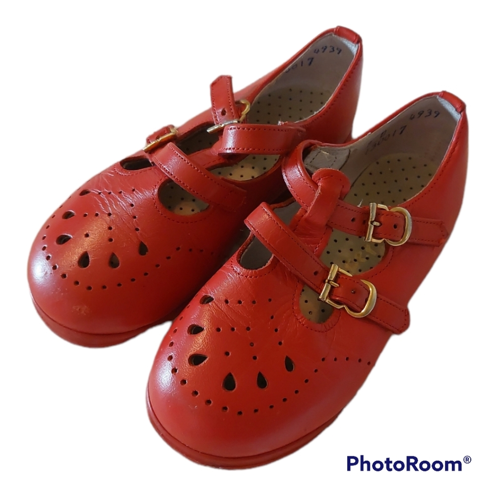 Red Mary Janes